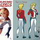 Power Girl redesign by Tora Stark "As a woman of formidable proportions myself, I gotta give Power Girl some proper support. I imagine there's nothing more embarrassing than hitting yourself in the face with your own chest while fighting crime."